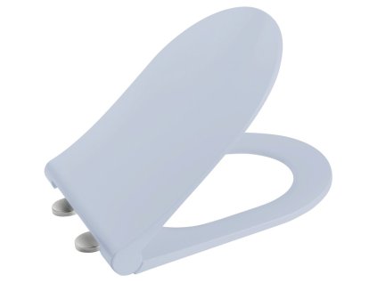 AVVA Slim WC sedátko s pomalým zatváraním, svetlo modrá matná