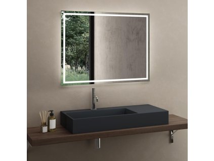Umývadlo REA Archi 75 CM Grey MATT na dosku - konglomerát