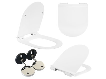 WC sedátko UF DUROPLAST FLAT- biele