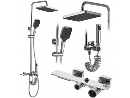 Sprchový set REA HELIX Chrom