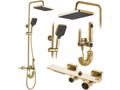 Sprchový set REA HELIX Gold
