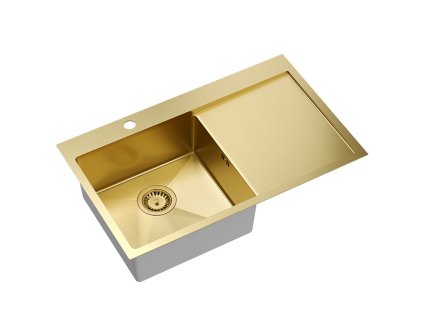 Oceľové umývadlo RUSSEL 111 Gold