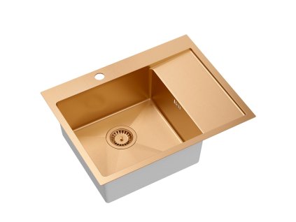Oceľové umývadlo RUSSEL 116 Copper