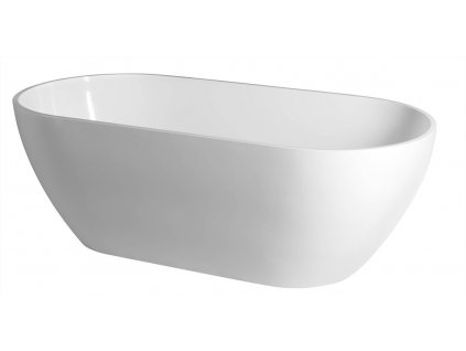 REDUTA voľne stojaca vaňa liaty mramor 171x81x58cm, biela