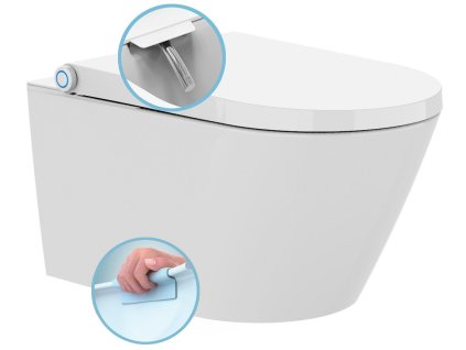 VEEN CLEAN závesné WC s integrovaným elektronickým bidetom