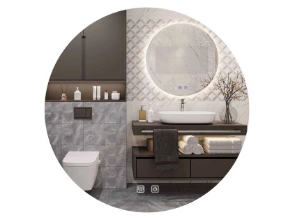 Zrkadlo LED 60cm HZJ060