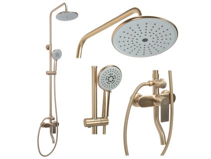Sprchový set Rea VERSO BRUSHED GOLD