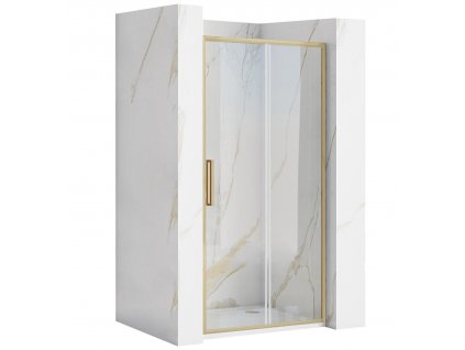 Sprchové dvere REA Rapid Slide 120 Gold Brush