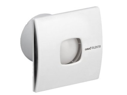 SILENTIS 12 T kúpeľňový ventilátor axiálny, časovač,20W, potrubie 120mm, biela