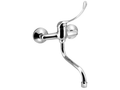 AQUALINE 35 nástenná batéria, lekárska páka, ramienko S, 177mm, chróm