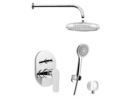 LOTTA podomietkový sprchový set s pákovou batériou, 2 výstupy, chróm