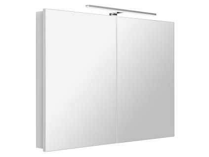 GRETA galérka s LED osvetlením, 101x70x14cm, biela mat