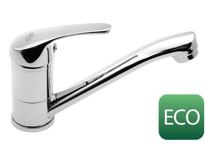 AQUALINE 35 umývadlová batéria s otočnou hubicou, bez výpusti, ECO miešacia kartuša, chróm