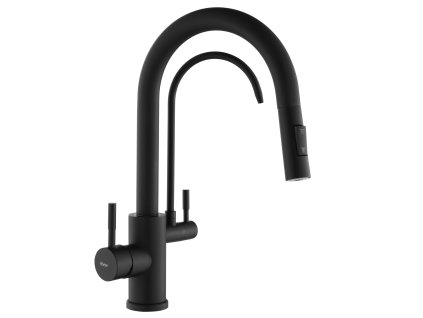 Kuchynská batéria Rea Eco Fresh black mat