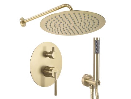 Podomietková sprchová súprava Rea Argon Gold Brush   + BOX
