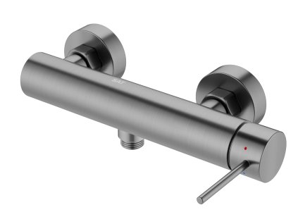 Sprchová batéria SAT Aurum bez sprchového setu 150 mm brúsený gun metal SATBAUR268BGM