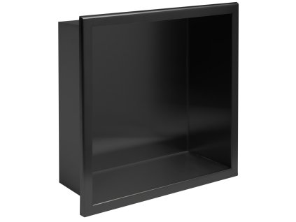 bathroom shelf 30x30 matte black