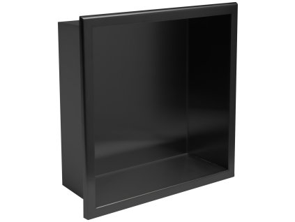 bathroom shelf 30x30 matte black