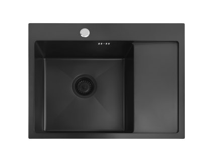 Oceľové umývadlo Fin Black