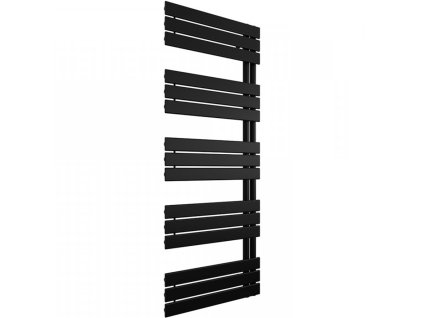 429655 5 cerano koupelnovy radiator theo l p asymetricke pripojeni 50mm 812w cerna matna 1600x500 mm