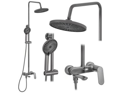 Sprchový set REA Marco Gun Grey