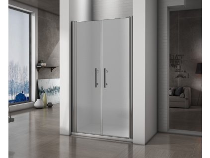 2220 sprchove dvere interno dvojkridlove 100 cm matne sklo