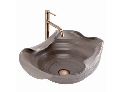 Keramické umývadlo na dosku REA HM-66TB Handmade ART