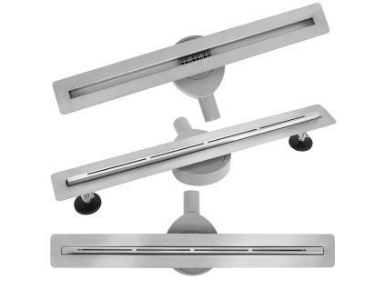 Odtokový žľab Rea FILO Nickel Brush 70