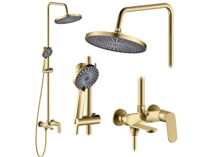Sprchový set REA Marco Brush Gold