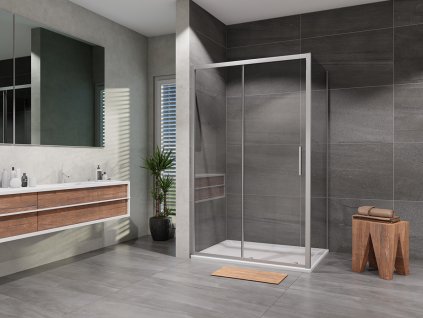 2250 sprchovy kut element obdlznik posuvny 100x80 cm cire sklo