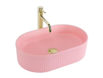 Umývadlo na dosku REA Vanda Bubble Gum Matt