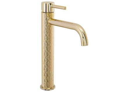 Rea Lungo ART Zlatý umývadlový faucet svetlý zlatý vysoký
