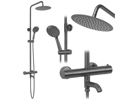 Sprchová sada s termostatom REA LUNGO Titan