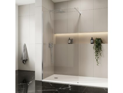Sprchová zástena Rea Flexi Transparent / Chrome 100