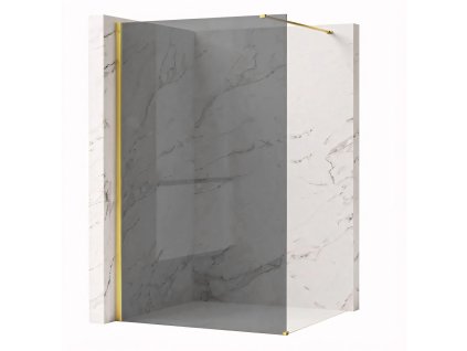 Sprchová zástena Rea Flexi Grey / Gold 110