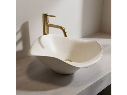 Keramické umývadlo na dosku REA HM-35B Handmade ART