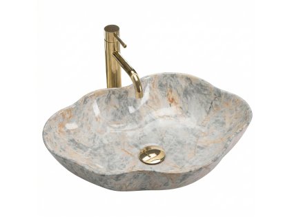 Umývadlo na dosku REA Pearl Ruststone