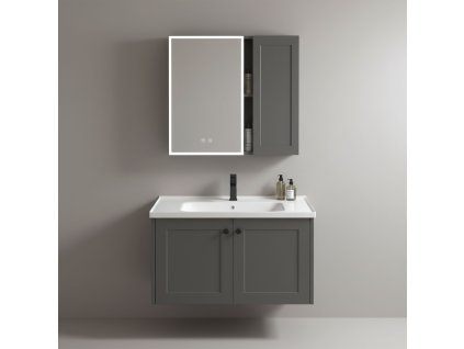Súprava kúpeľňového nábytku s umývadlom Monti 60cm Grey