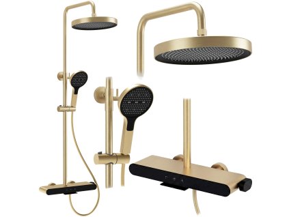 Sprchový set REA Farel Brush Gold