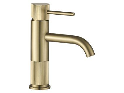 Kúpeľňová batéria Rea Lungo Stripe Brush Gold Low