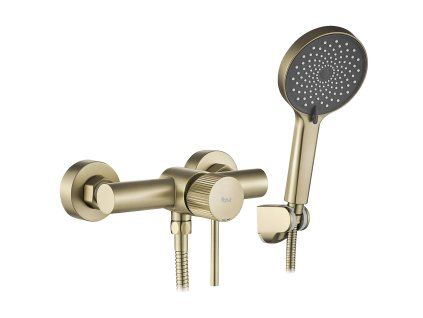 Sprchová batéria REA Lungo Stripe BRUSH GOLD