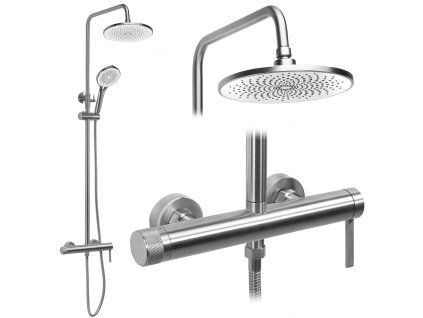 Sprchový set Rea Rivo Brush Nickel