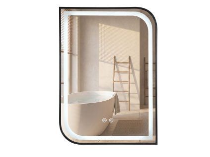Zrkadlo LED ZONE 80X60  BLACK