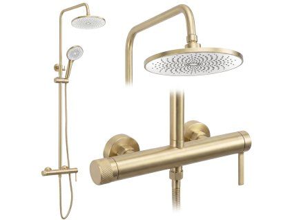 Sprchový set Rea Rivo Brush Gold