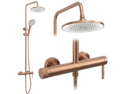 Sprchový set Rea Rivo Brush Copper