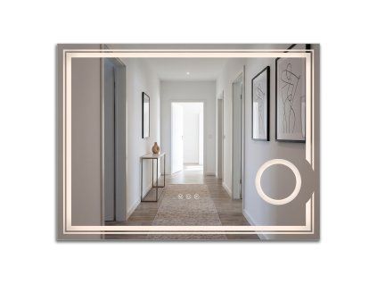 Zrkadlo LED 80x60cm HAVEN