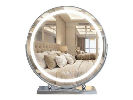 Zrkadlo LED MAKE-UP Chrome 50 cm
