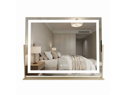 Zrkadlo LED STUDIO L.Gold 58x45