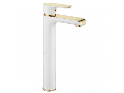 Kúpeľňová batéria Rea Bloom White Gold high