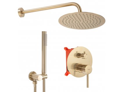 Podomietková sprchová sada REA Lungo Gold Matt + BOX